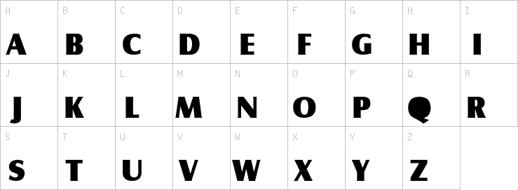 Uppercase characters