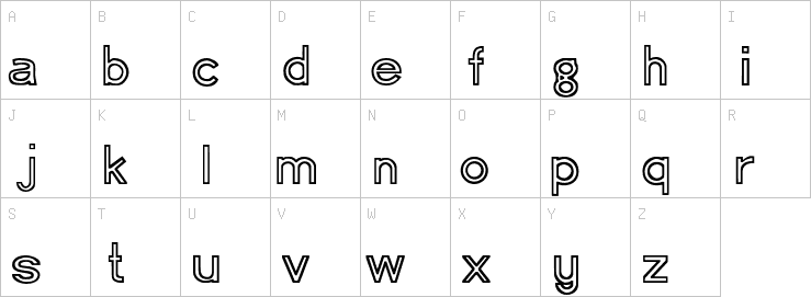 Uppercase characters