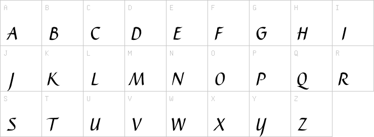 Uppercase characters