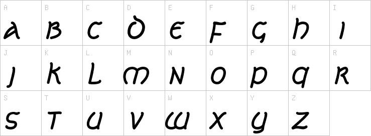 Uppercase characters