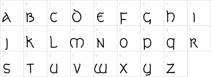 Uppercase characters