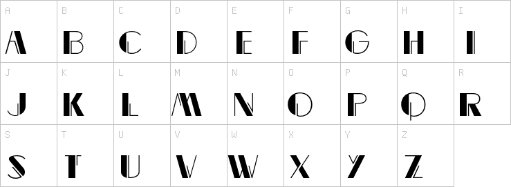 Uppercase characters