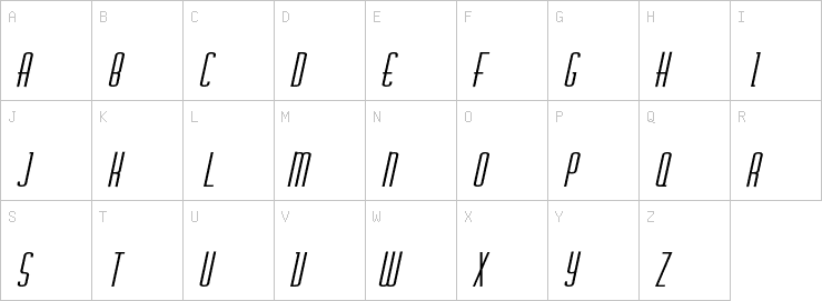 Uppercase characters