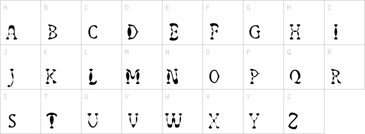 Uppercase characters