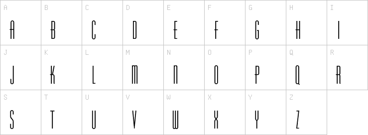 Uppercase characters