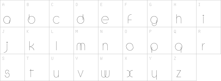 Uppercase characters