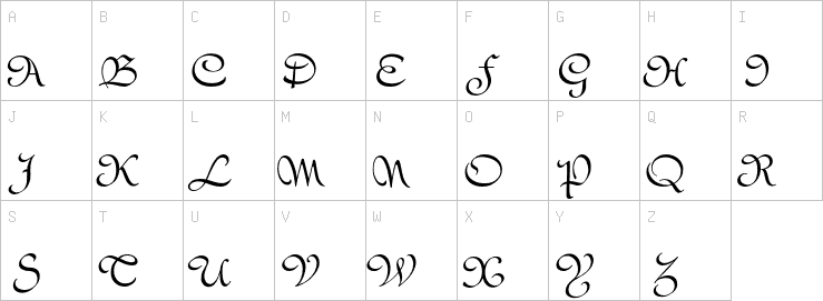 Uppercase characters