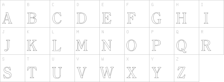 Uppercase characters