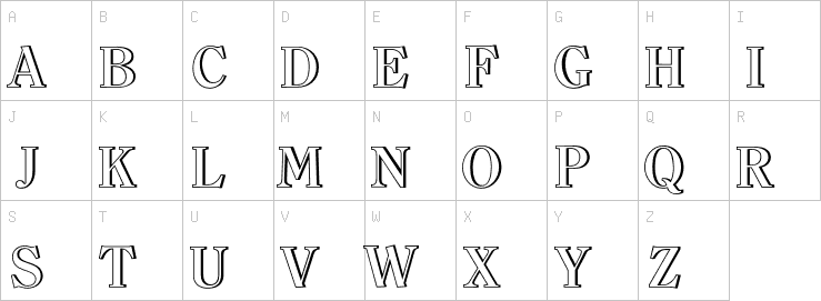 Uppercase characters