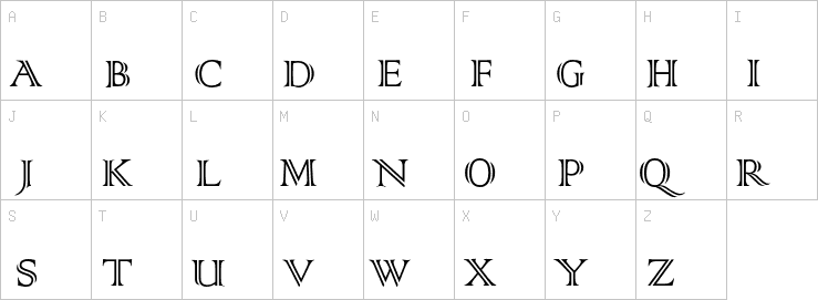 Uppercase characters