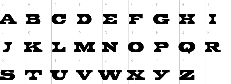 Uppercase characters