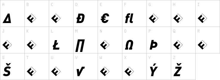 Uppercase characters