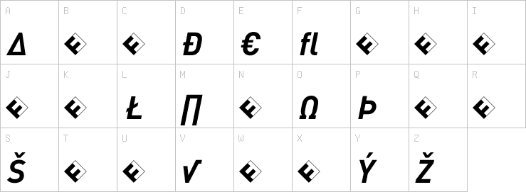 Uppercase characters