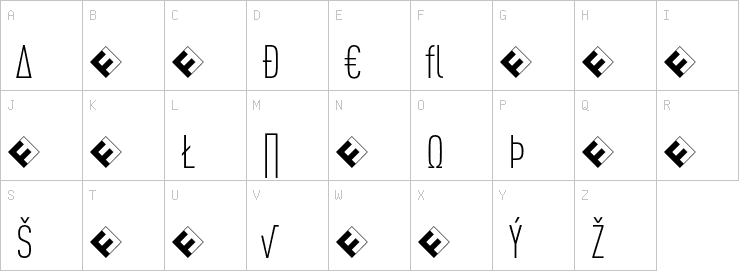 Uppercase characters