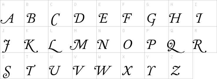 Uppercase characters