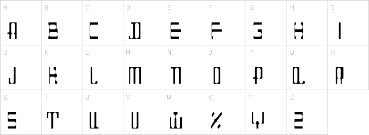 Uppercase characters