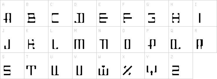 Uppercase characters