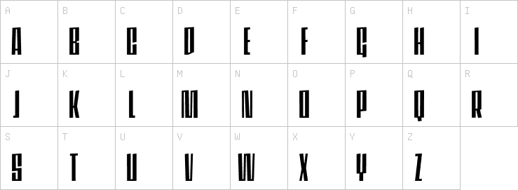 Uppercase characters