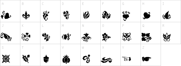 Uppercase characters