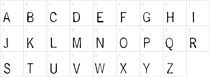 Uppercase characters