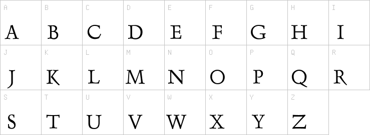 Uppercase characters