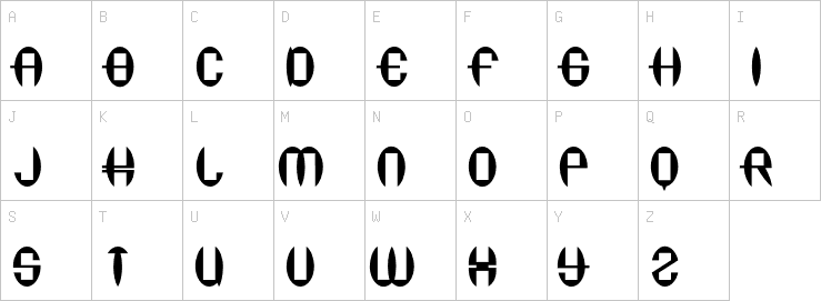 Uppercase characters