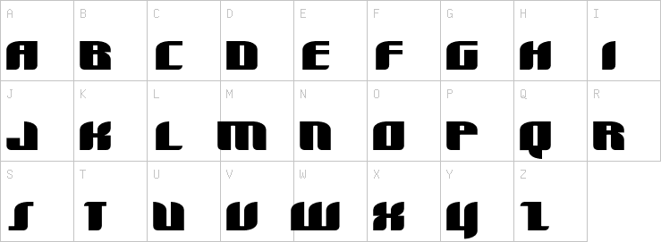 Uppercase characters