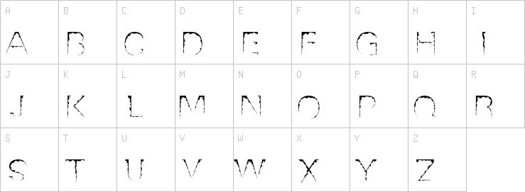 Uppercase characters
