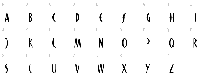 Uppercase characters