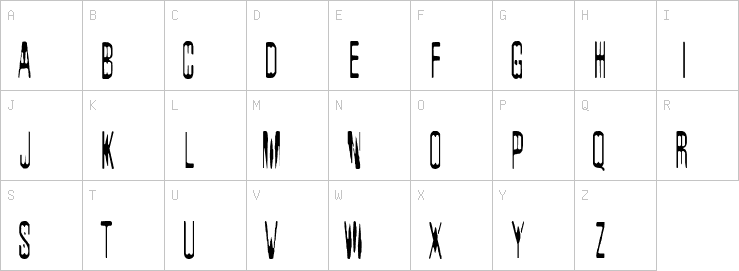 Uppercase characters