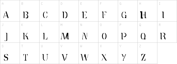 Uppercase characters