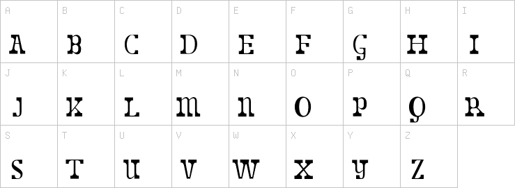 Uppercase characters