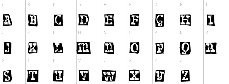 Uppercase characters