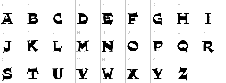 Uppercase characters