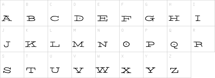 Uppercase characters