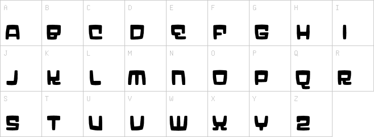 Uppercase characters