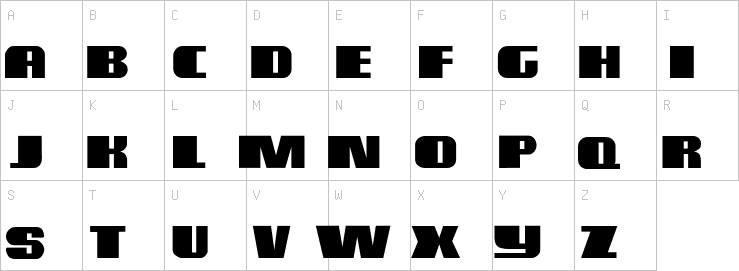 Uppercase characters