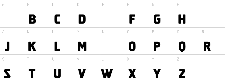 Uppercase characters