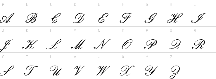 Uppercase characters