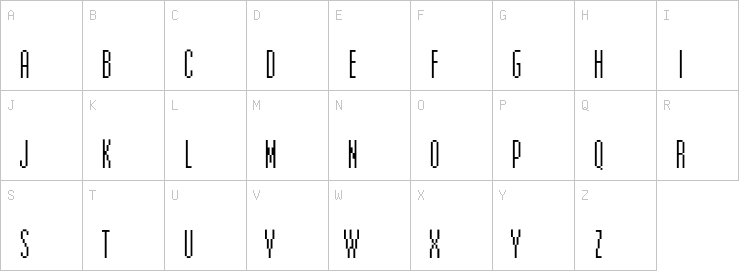 Uppercase characters