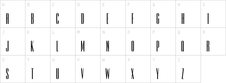 Uppercase characters