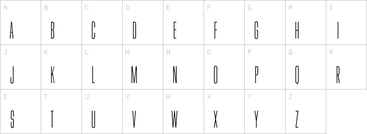 Uppercase characters