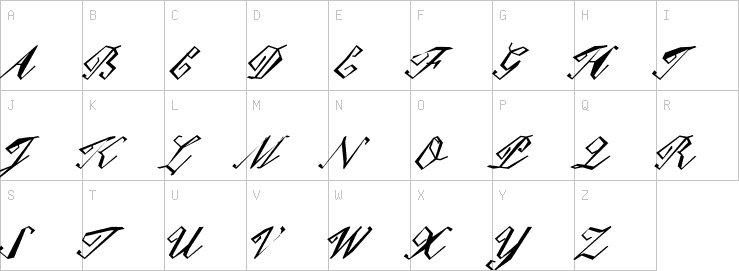 Uppercase characters