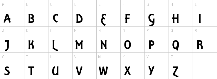 Uppercase characters