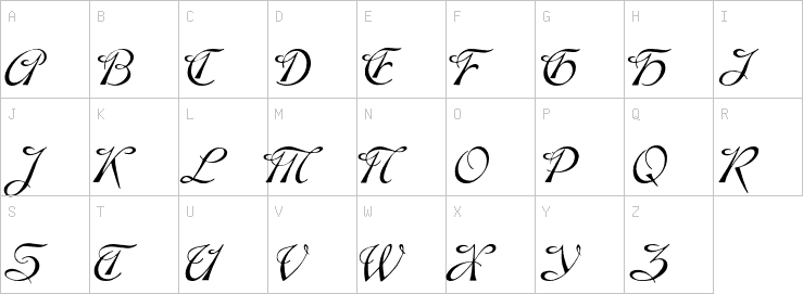 Uppercase characters