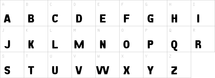 Uppercase characters