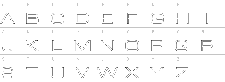 Uppercase characters