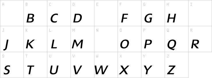 Uppercase characters