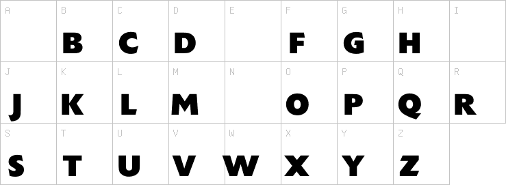 Uppercase characters