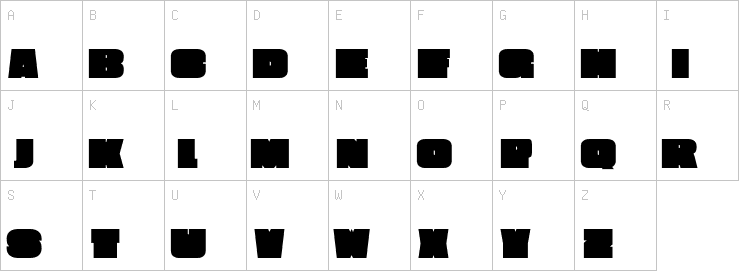 Uppercase characters